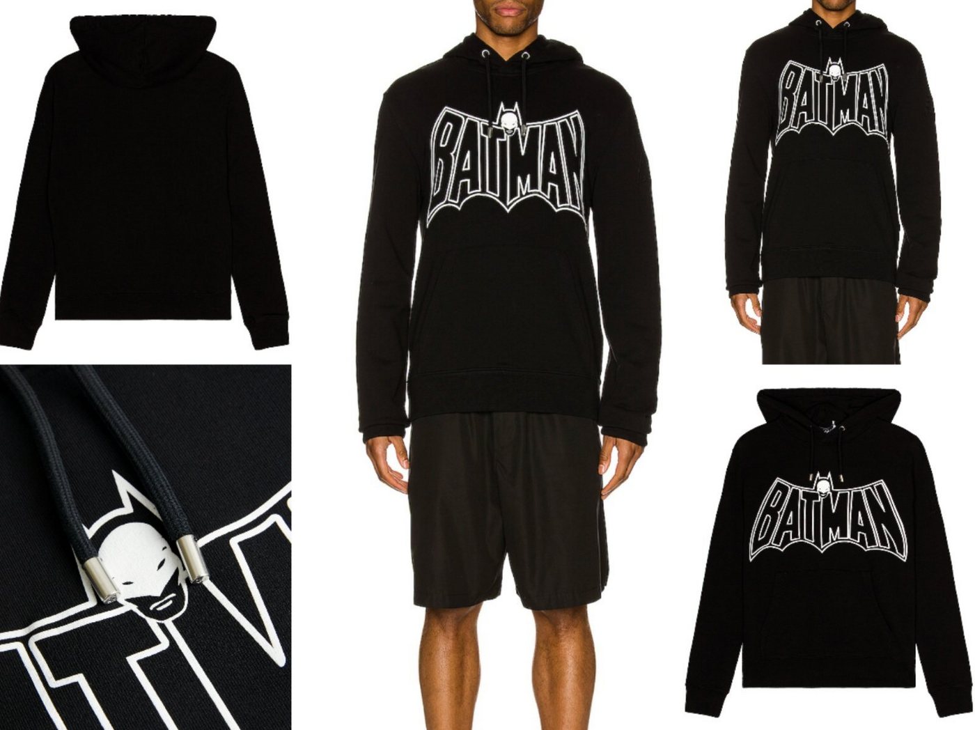 LANVIN Hoodie LANVIN x DC Comics Batman Oversized Hoodie Sweater Kapuzen Sweatshirt von LANVIN