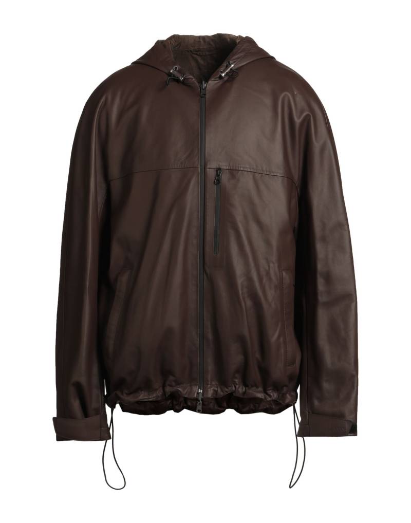 LANVIN Jacke & Anorak Herren Schokobraun von LANVIN