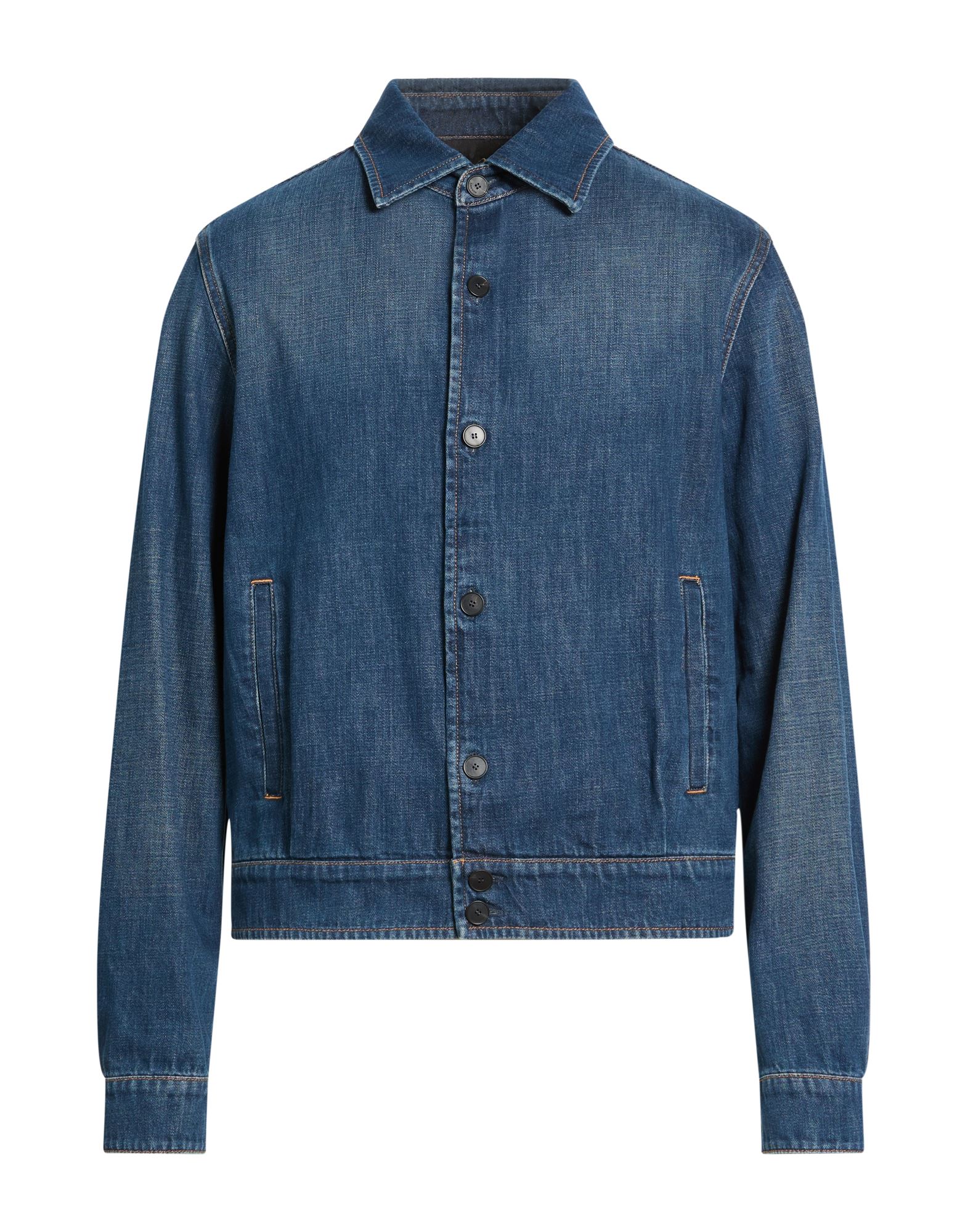 LANVIN Jeansjacke/-mantel Herren Blau von LANVIN