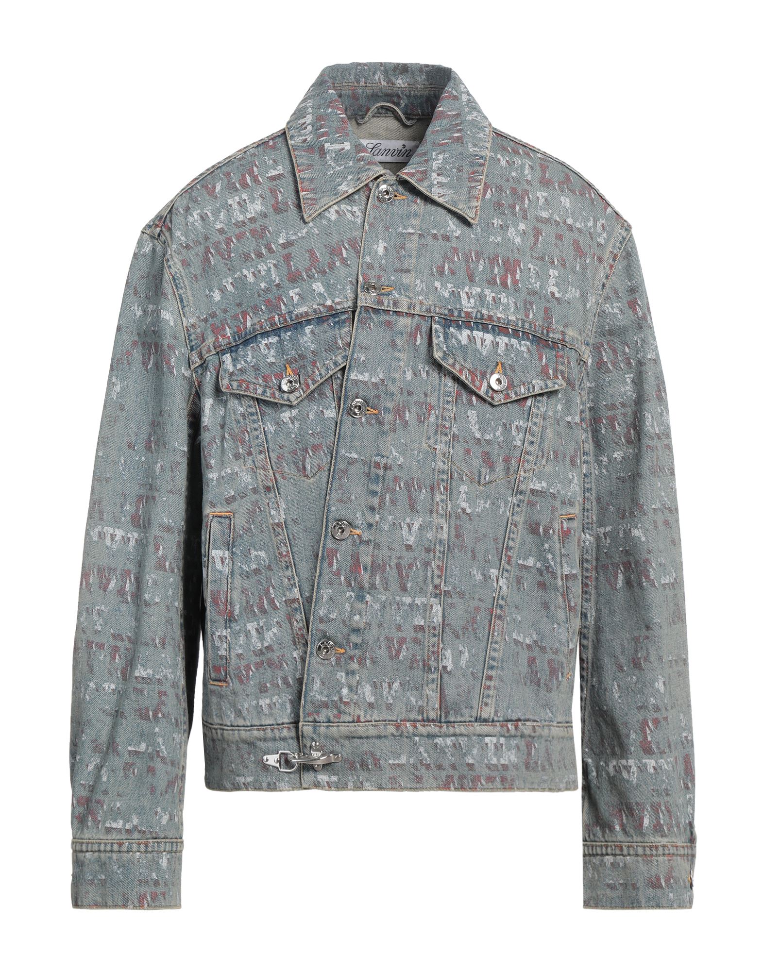 LANVIN Jeansjacke/-mantel Herren Blau von LANVIN