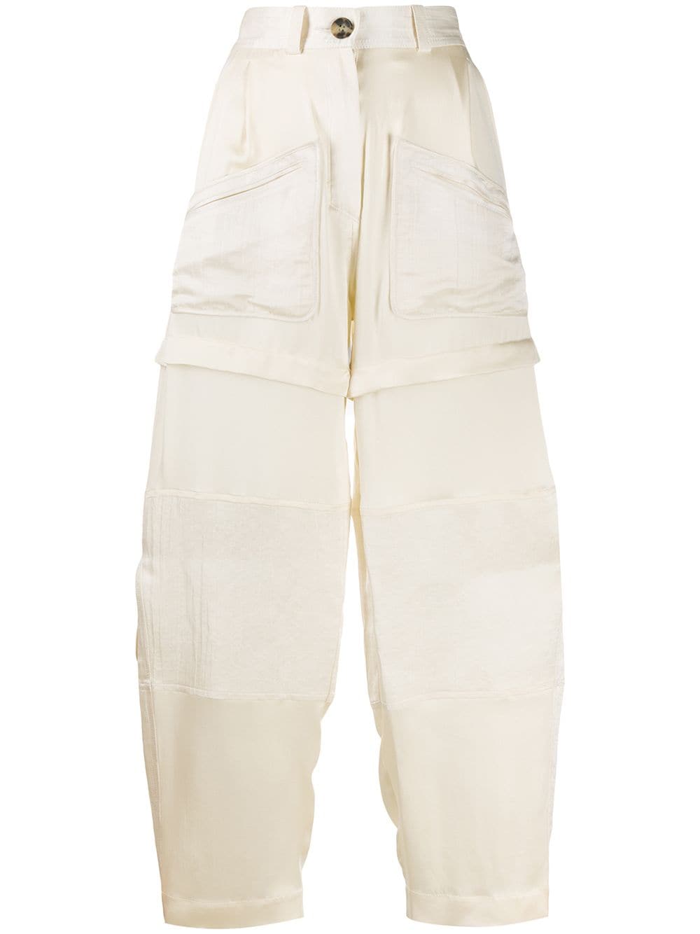 Lanvin Hose mit weitem Bein - Nude von Lanvin