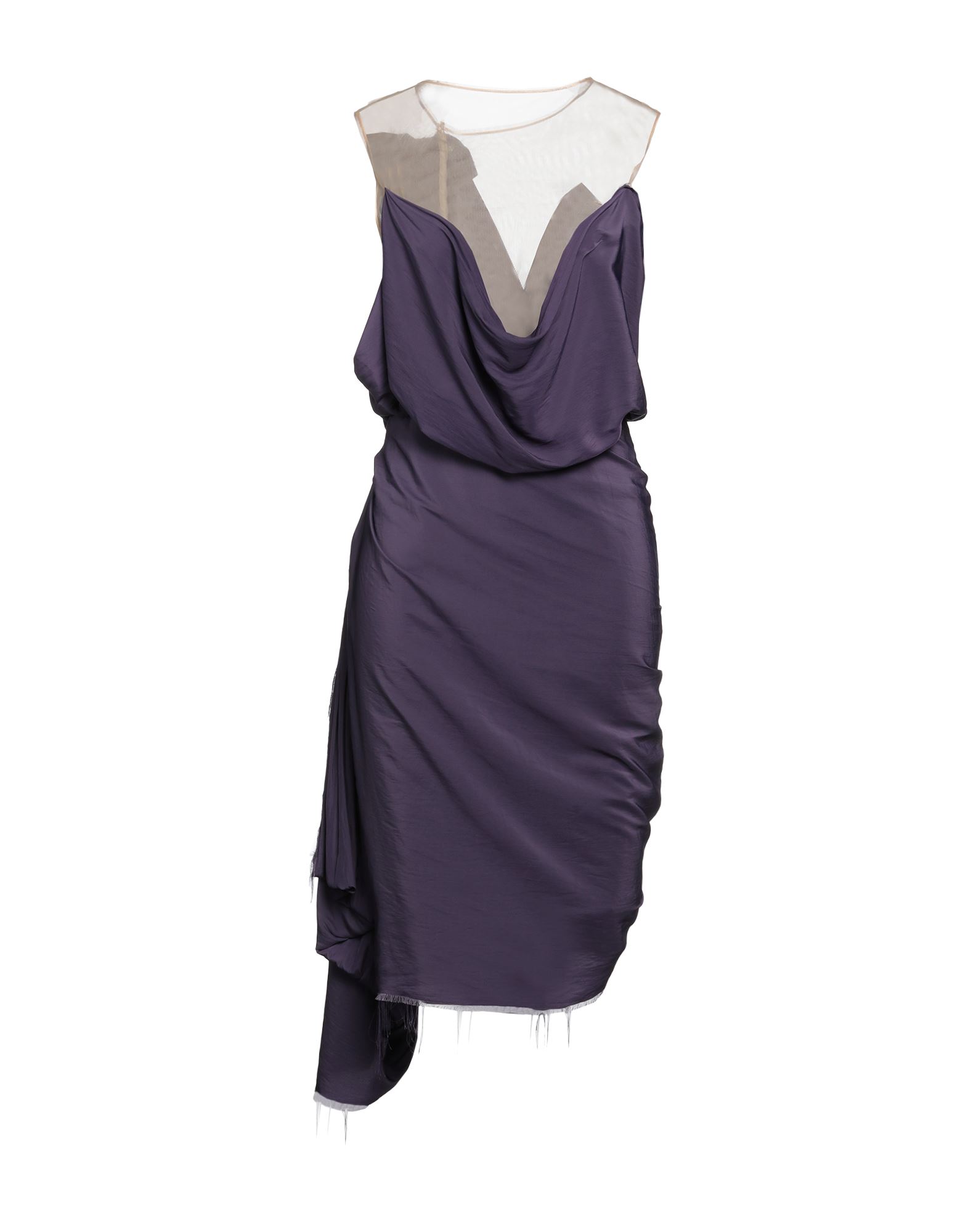 LANVIN Midi-kleid Damen Dunkelviolett von LANVIN