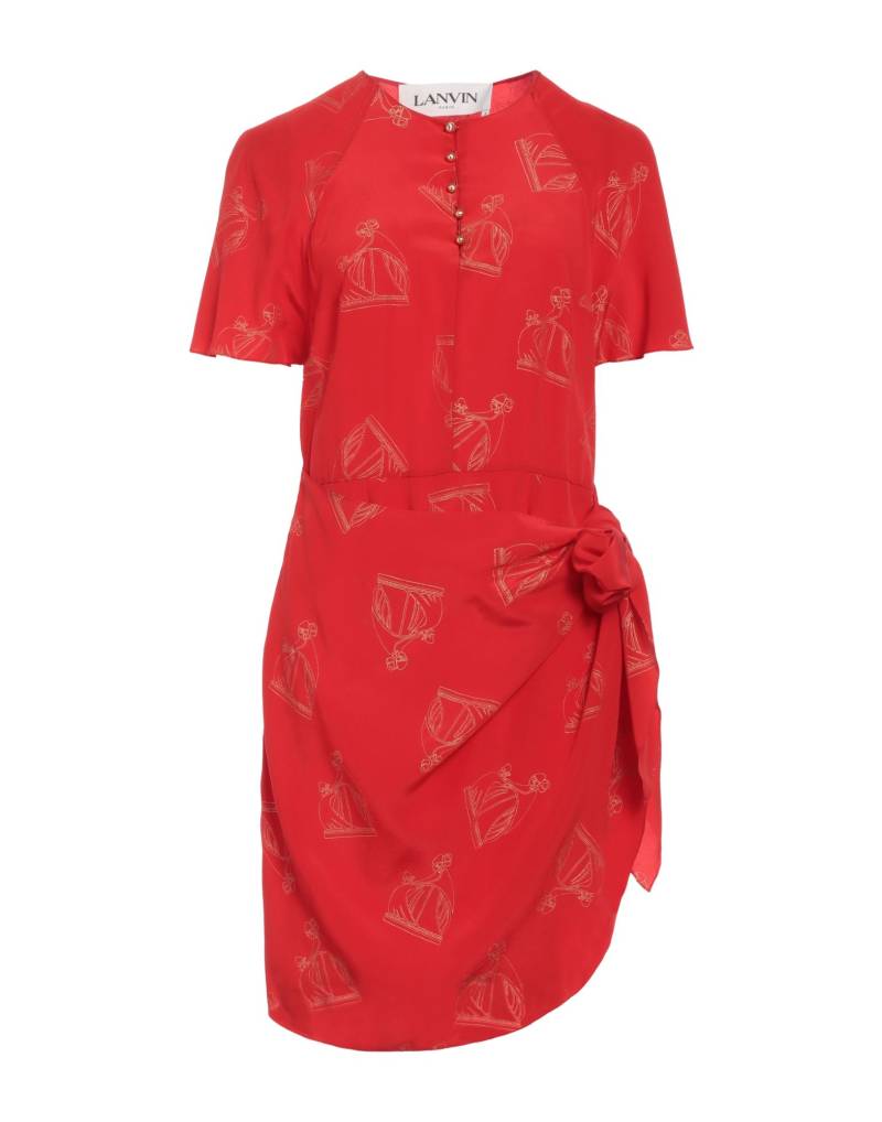 LANVIN Mini-kleid Damen Tomatenrot von LANVIN
