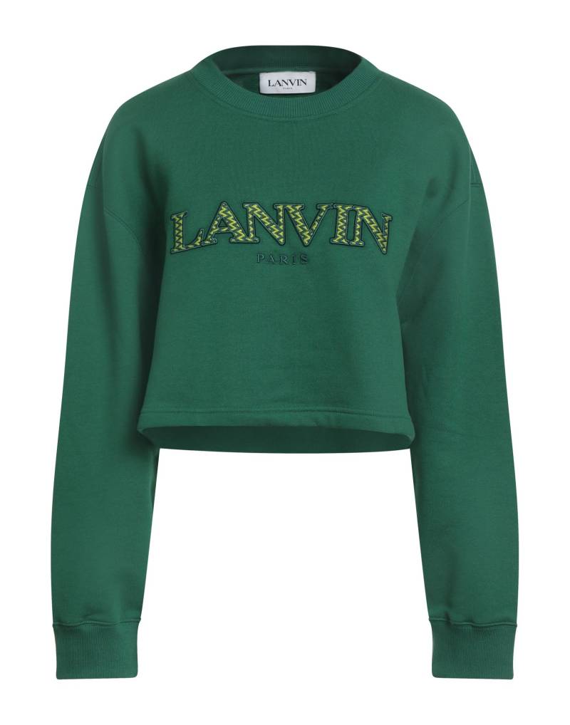 LANVIN Sweatshirt Damen Smaragdgrün von LANVIN