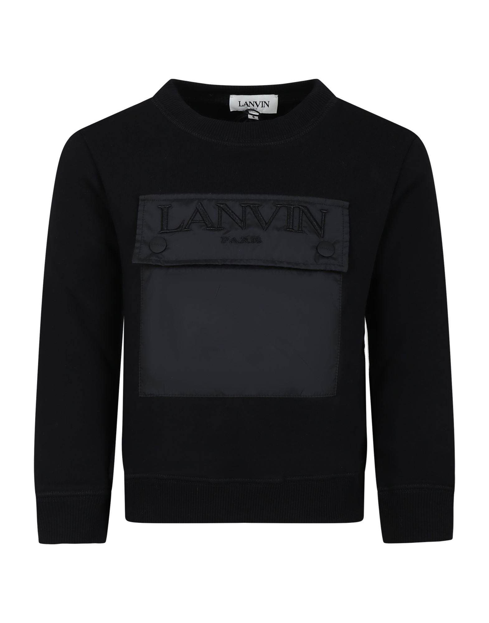 LANVIN Sweatshirt Kinder Schwarz von LANVIN