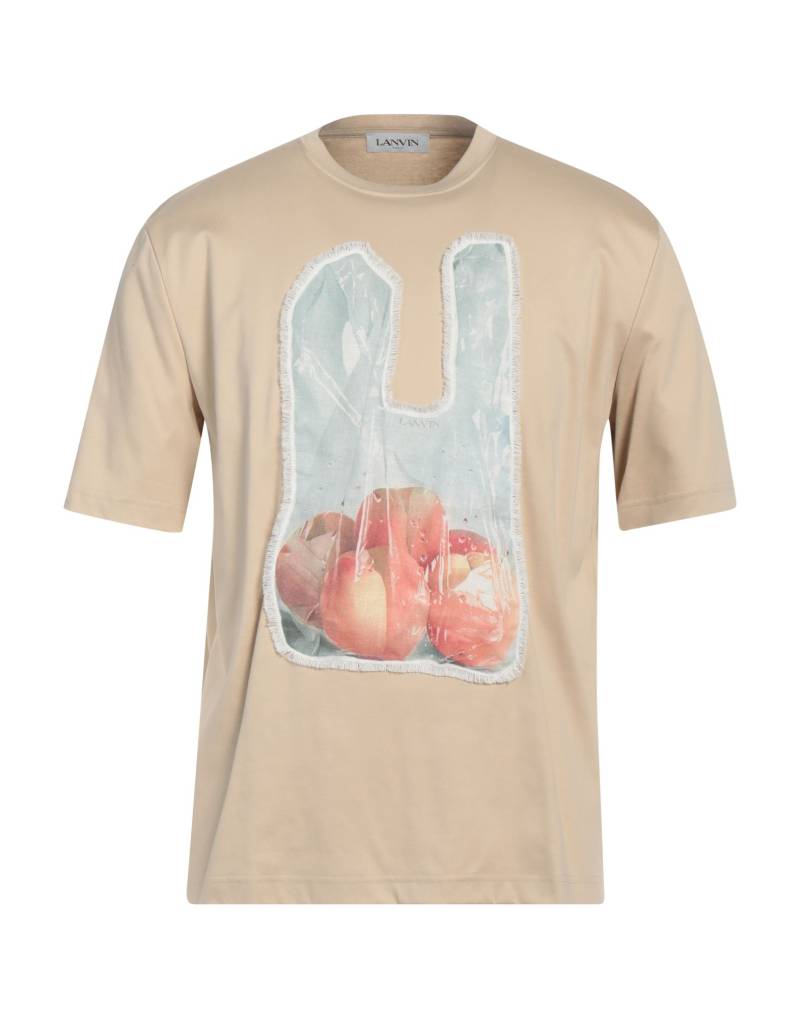 LANVIN T-shirts Herren Beige von LANVIN