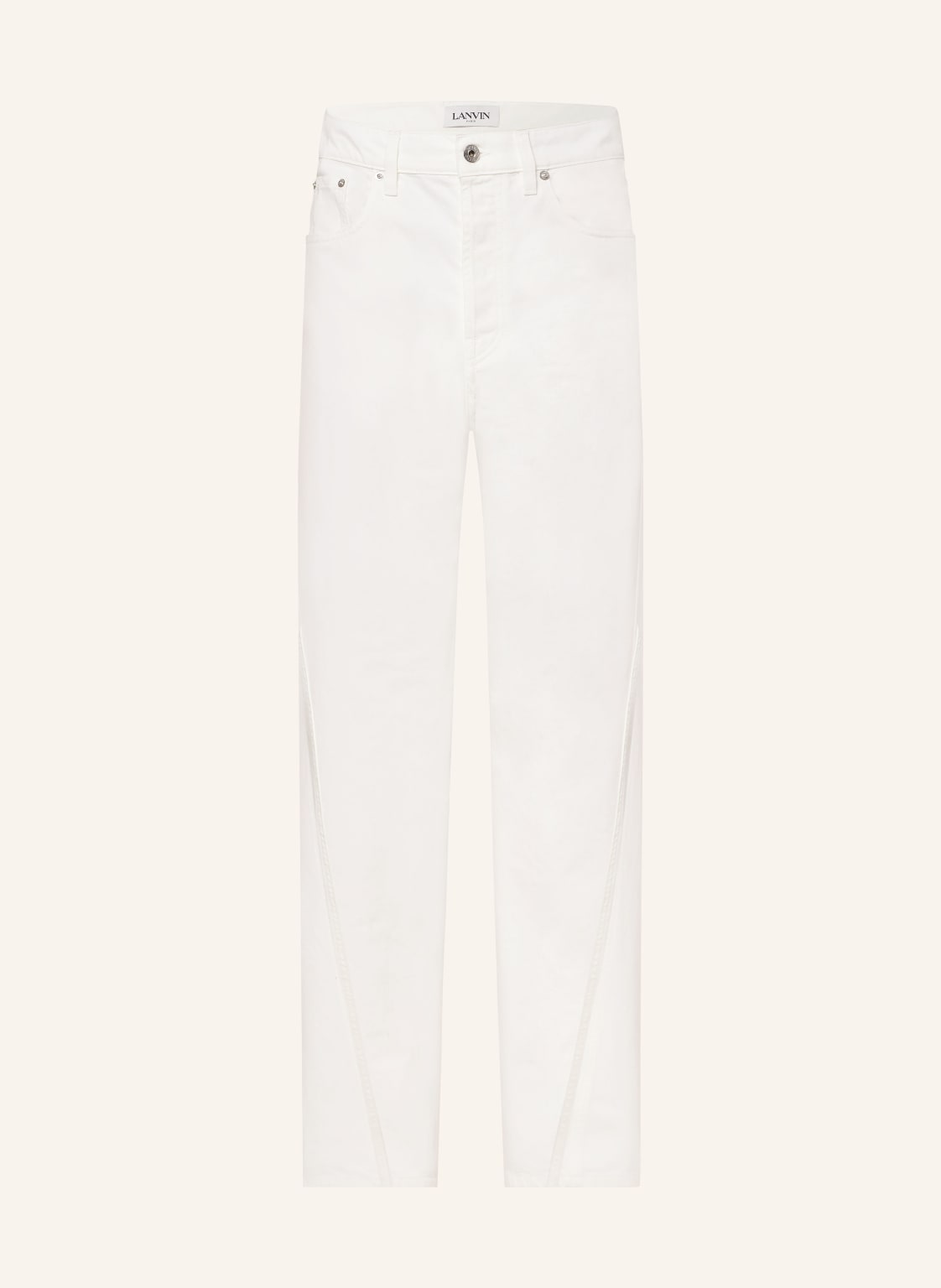 Lanvin Jeans Straight Fit weiss von LANVIN