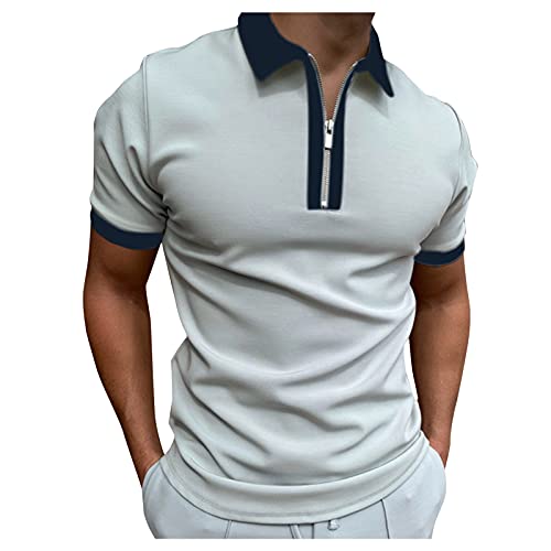 Strick Poloshirt Herren Poloshirt Weiss Herren Polohemden Designer Poloshirt Herren Rotes Poloshirt Günstige Poloshirts Polohemd Herren Langarm Tennis Poloshirt Herren Stehkragen Poloshirt Herren von LAOFU