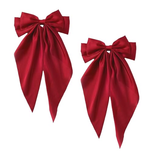 Haarschleifen für Damen, rote Haarschleife, große Haarschleifen, langer Schwanz, Satin-Haarschleife, Mädchen-Haarschleifen, Haarschleifen, Haarschmuck, Haarschleifen für Mädchen, Erwachsene, Teenager, Haarschleifen für Damen, rote Haarschleife, große Haarschleifen, langer Schwanz, Satin-Haarschleife, Mädchen-Haarschleifen, Haarschleifen, Haarschmuck, Haarschleifen für Mädchen, Erwachsene, Teenager, von LAOTIDui