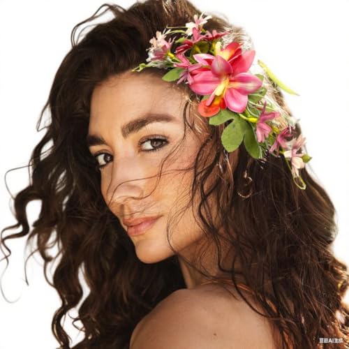 LAOYEFACAI Haarspangen Damen Blumenschmuck Haare mini haarklammern Blumen Haarklammer Ideal für Alltags und Partyfrisuren Brautjungfern-Kopfschmuck und Haarschmuck (4) von LAOYEFACAI
