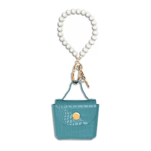 LAOYEFACAI Mini Tasche Charms Süßer Leder Schlüsselanhänger Handtaschen Charm Perfekt für Damen Dekoration und Aufbewahrung Kleiner Gegenstände (LS) von LAOYEFACAI
