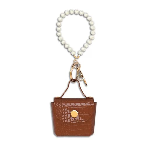 LAOYEFACAI Mini Tasche Charms Süßer Leder Schlüsselanhänger Handtaschen Charm Perfekt für Damen Dekoration und Aufbewahrung kleiner Gegenstände (ZS) von LAOYEFACAI