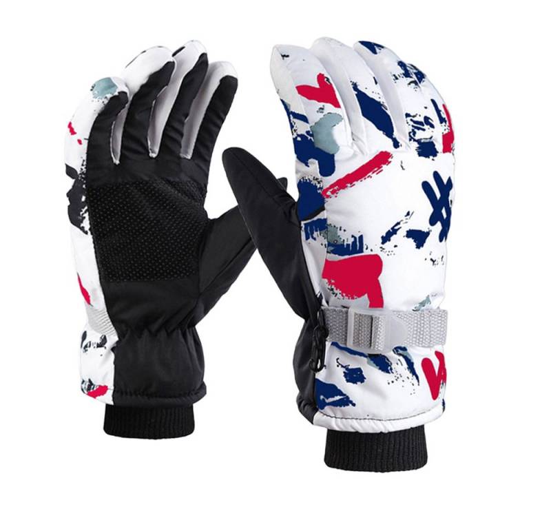 LAPA HOME Boxhandschuhe Wasserdicht Anti-Rutsch Sporthandschuhe Winddichte Fahrradhandschuhe (1-tlg., Paar), Warm Winterhandschuhe für Kinder/Jugendliche/Erwach Fleecehandschuhe von LAPA HOME