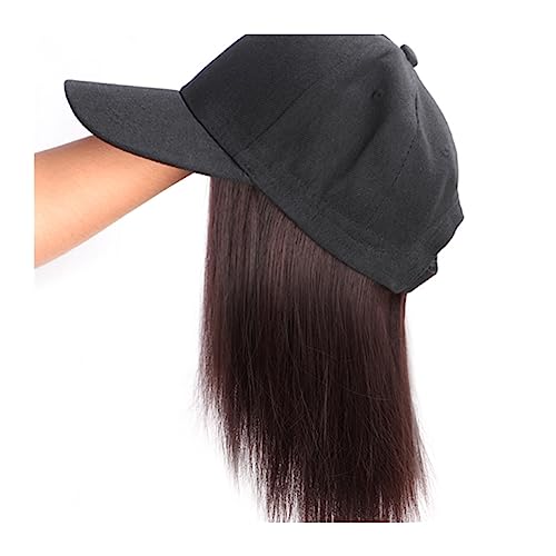 Perücken für Frauen 8 Zoll kurze BoB-Kappenhaarperücke, tägliche Kappenhaarperücke, verstellbare Baseballkappenhaarperücke for Frauenparty Perückenkappen für Damen (Color : 3) von LAPADULA