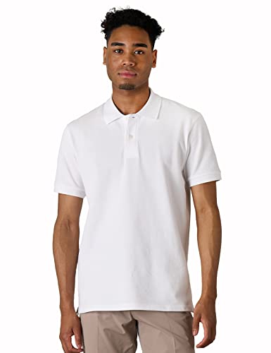 LAPASA Amerikanische Größen Herren Pique Baumwoll Poloshirt Fällt größer aus Business Casual T-Shirt 1 Pack M19 von LAPASA