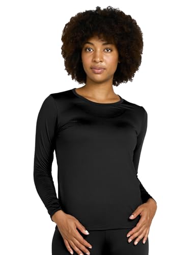 LAPASA Damen Innenfleece Thermo Unterhemd, Thermounterwäsche Oberteil Funktionsunterwäsche, L42 Schwarz, Extra warm, S LAPASA Damen Innenfleece Thermo Unterhemd, Thermounterwäsche Oberteil Funktionsunterwäsche, L42 Schwarz, Extra warm, S von LAPASA