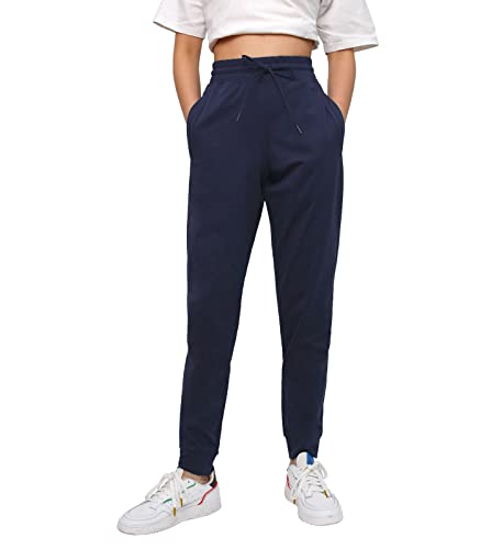 LAPASA Damen leichte Trainingshose Sporthose L81 (Navy Blau, Small) von LAPASA