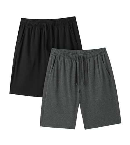 LAPASA Herren American Style Pyjama Shorts Schlafanzug kurze Hose Bermudas 2er Pack M93, Dunkelgrau Meliert, Schwarz, S,2er Pack LAPASA Herren American Style Pyjama Shorts Schlafanzug kurze Hose Bermudas 2er Pack M93, Dunkelgrau Meliert, Schwarz, S,2er Pack von LAPASA