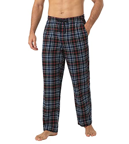 LAPASA Herren Fleece Pyjamahose Relaxed Fit Lounge Hose M128 von LAPASA