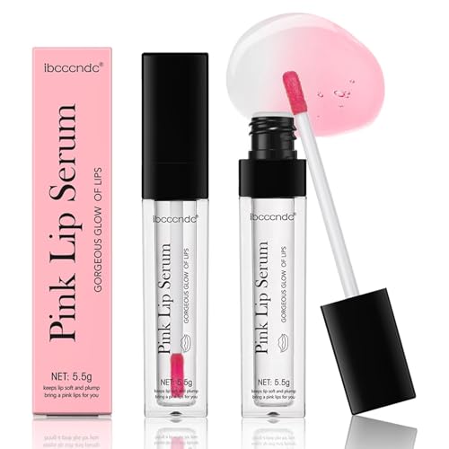 Pink Lip Serum,Lip Plumper,Magischer Color Changing Lippenserum,Feuchtigkeitsspendend Farbverändernder Lip Oil,Ausstrahlung und Volumen,Glossier Lip Balm Bringen Sie Ihre Lippen zum Leuchten (2 Stück) Pink Lip Serum,Lip Plumper,Magischer Color Changing Lippenserum,Feuchtigkeitsspendend Farbverändernder Lip Oil,Ausstrahlung und Volumen,Glossier Lip Balm Bringen Sie Ihre Lippen zum Leuchten (2 Stück) von LAPASKY