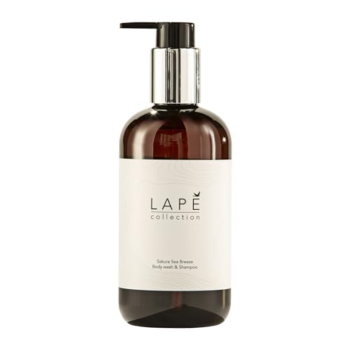 LAPE Earth Collection Sakura Sea Breeze Duschgel & Shampoo für Männer und Frauen, hautschonend, erfrischend und belebend 8 x 0,3 L Flasche, Earth Edition LAPE Earth Collection Sakura Sea Breeze Duschgel & Shampoo für Männer und Frauen, hautschonend, erfrischend und belebend 8 x 0,3 L Flasche, Earth Edition von LAPE collection