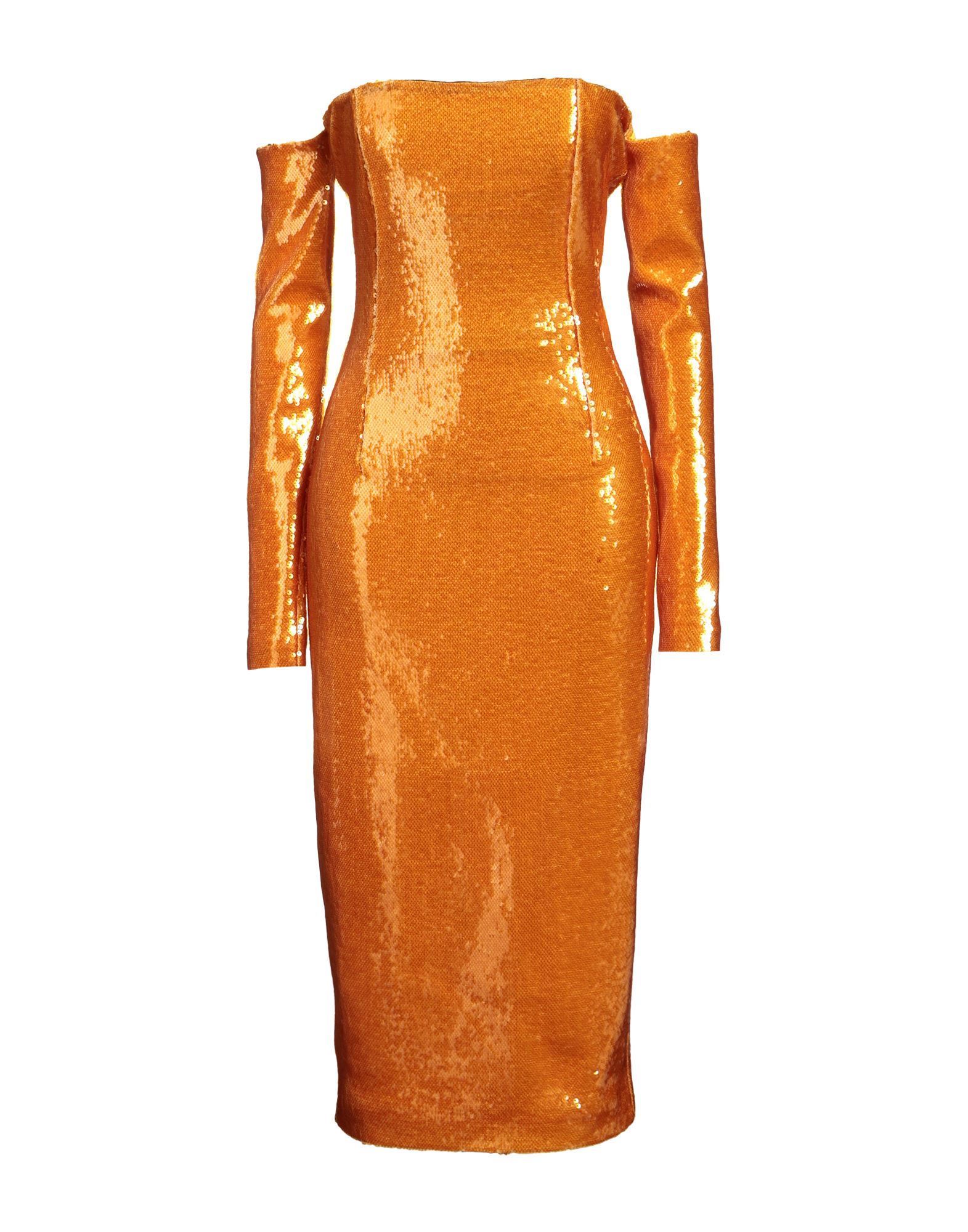 LAPOINTE Midi-kleid Damen Orange von LAPOINTE