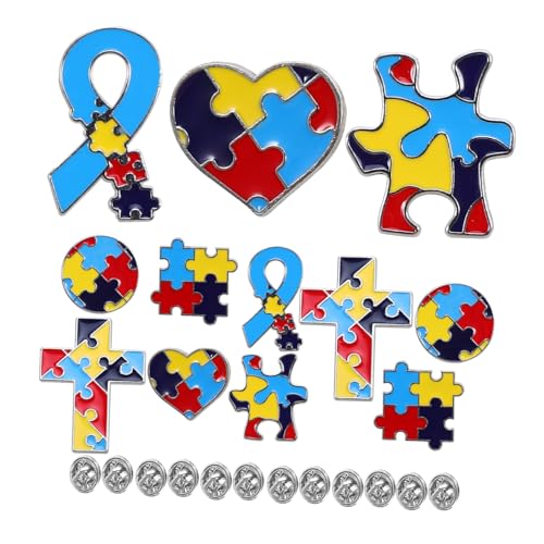 LAPYAPPE 12 Stück Teiliges Herz Broschen für Damen Kreative Anstecker mit Einzigartigem Design für Kleidung Taschen Hüte Langlebig Leicht Hochwertigem Legierungsmaterial von LAPYAPPE