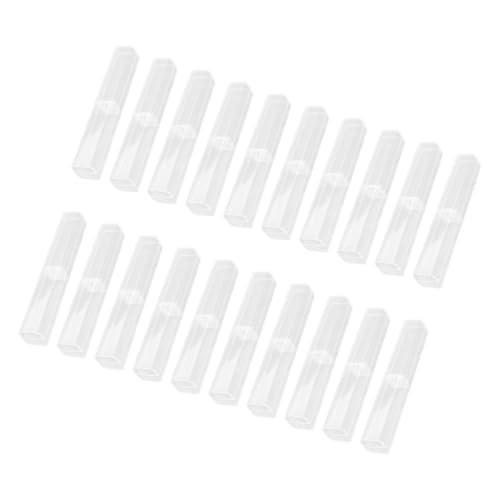 LAPYAPPE 20 Teilige Boxen PVC Stiftebox Transparent Für Transparent Etui Organizer Halter Selbstverpackende Stifte Stift Geschenkboxen Leerer Stiftbehälter Kugelschreiberboxen von LAPYAPPE