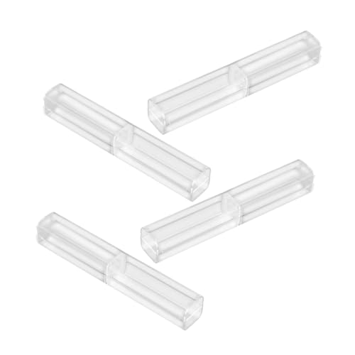 LAPYAPPE 4stücke Transparente Stifteboxen Praktische Aufbewahrung Für Stifte Bleistifte Und Schreibwaren Für Studenten Und Berufstätige Kompakte Design Für Taschen von LAPYAPPE