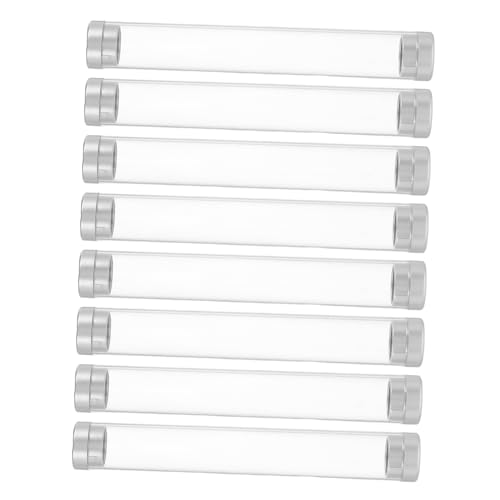 LAPYAPPE 8 Stück Klares Plastik -Make -up -gehäuse Pinzettenorganisator Mit Kappe Make -up -Tools Make-up-Organizer Für Zu Hause Pinzettenlager Mit Kappe Tragbar P.s Transparent von LAPYAPPE