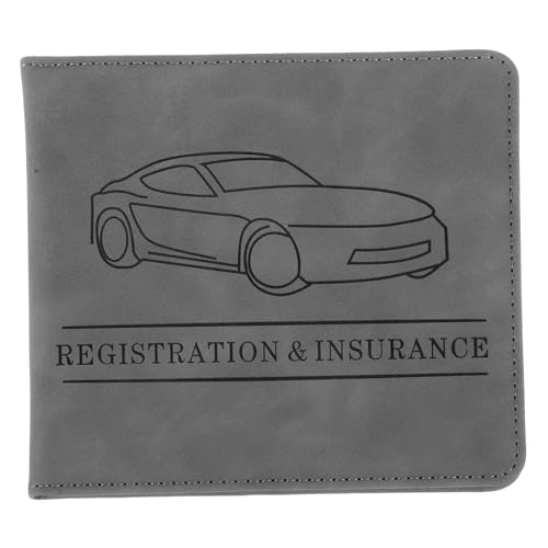 LAPYAPPE Fahrzeugschein Hülle Aus Pu Kompakter Kreditkartenhalter Für Führerschein Id Und Versicherungskarten Robust Und Leicht Für Männer Und Frauen Geldbörse Nutzbar von LAPYAPPE