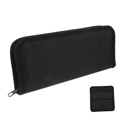 LAPYAPPE Portable Oxford Cloth Pencil Case Wasserdichter Stiftetui Für Künstler Große Kapazität Mit Sicherem Reißverschluss Für Mädchen Und Kreative Köpfe von LAPYAPPE