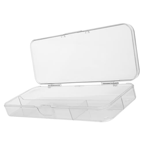 LAPYAPPE Transparentes Bleistiftbehälter-Organizer Aus Kunststoff Stapelbarer Stiftebox Mit Deckel Großzügiger Stifthalter Zum Malen von LAPYAPPE