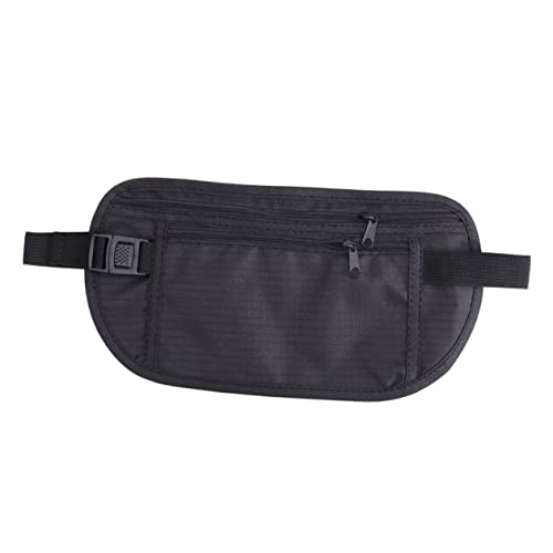 LAPYAPPE Verstellbarer Travel Pouch Laufgürtel mit Atmungsaktivem Mesh Elastischem Band und Sicherem Clip Ultradünne Bauchtasche für Joggen Reisen Sport Handytasche und Geldbörse in von LAPYAPPE