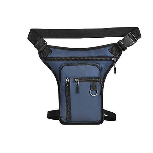 Beintasche Motorrad Motorrad Drop Bein Taille Taschen wasserdichte Bein Seite Tasche Gürtel Hüfte Bum Gepäck Fahrt Pack Geldbörse Fanny Pack Tasche Moto accesorios Motorrad Beintasche (Color : Blue-0 von LAPooh