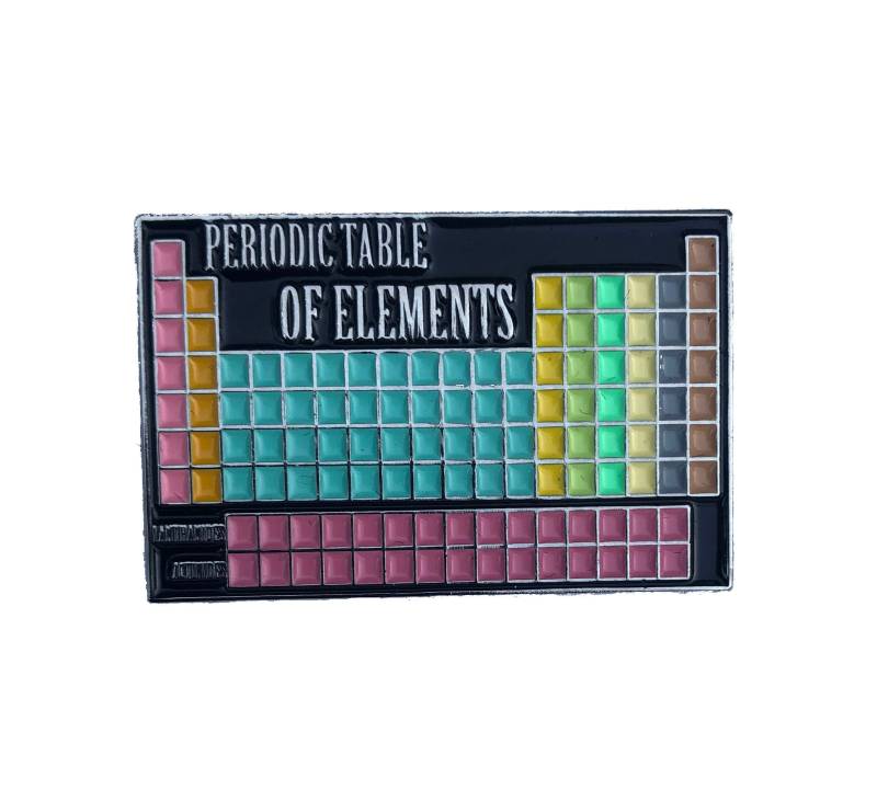 Periodensystem Der Elemente Anstecknadel Pin Wissenschaft Schmuck von LAPsychstore