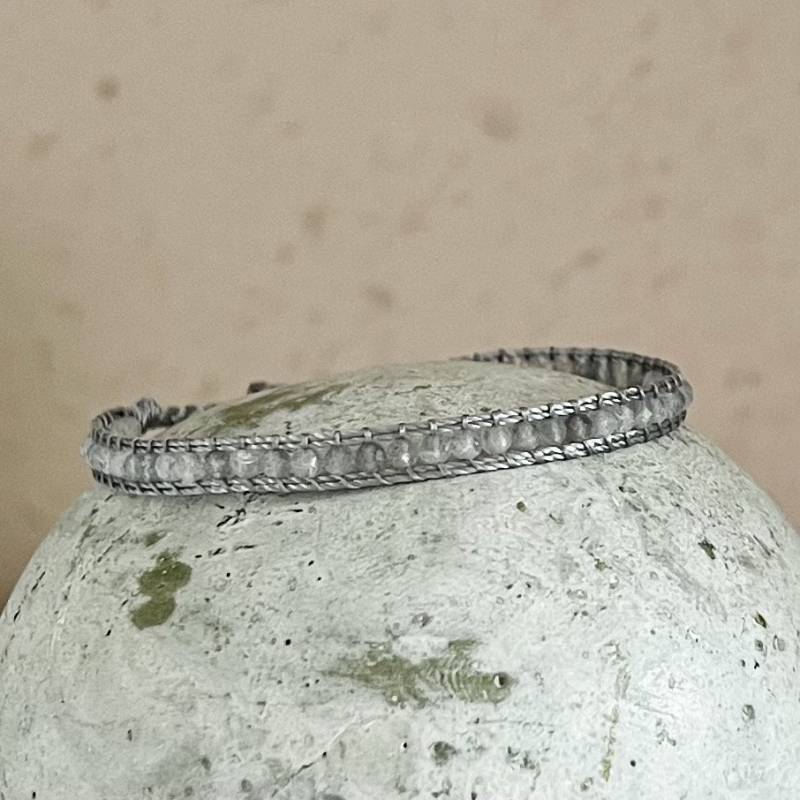 Labradorit Funkelndes Armband Perlenarmband Edelstein - Zart von LARAlieschen