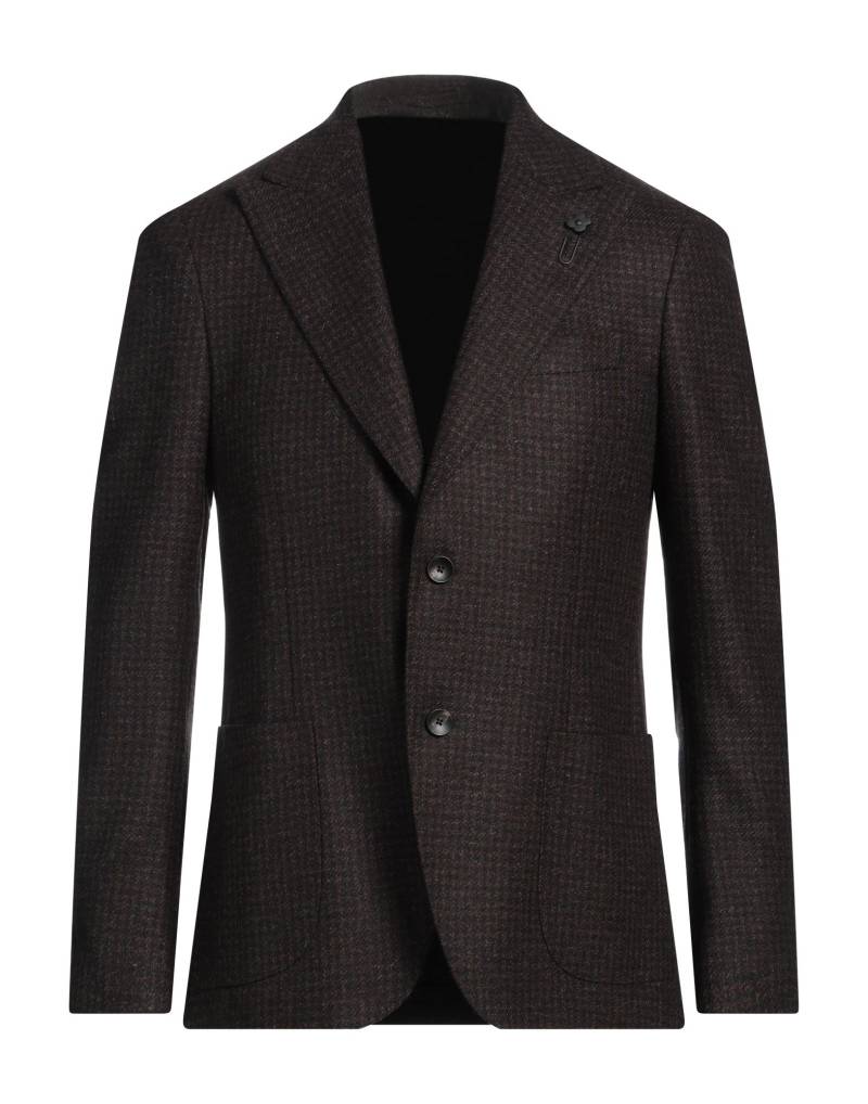 LARDINI Blazer Herren Schokobraun von LARDINI