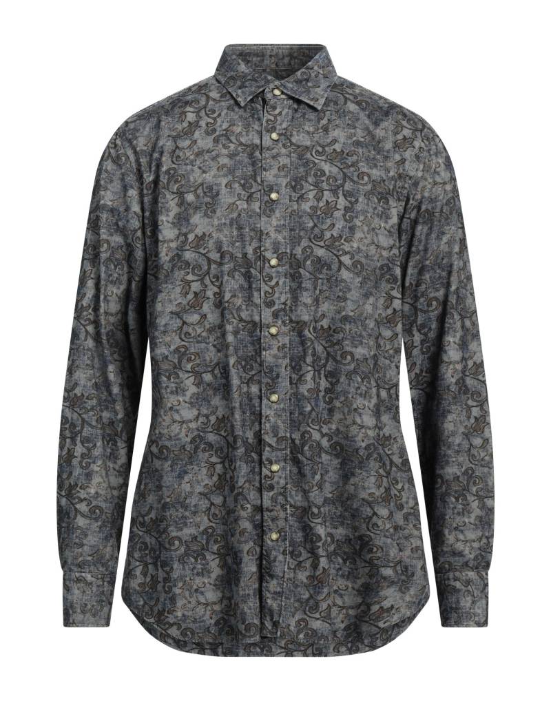 LARDINI Hemd Herren Blau von LARDINI