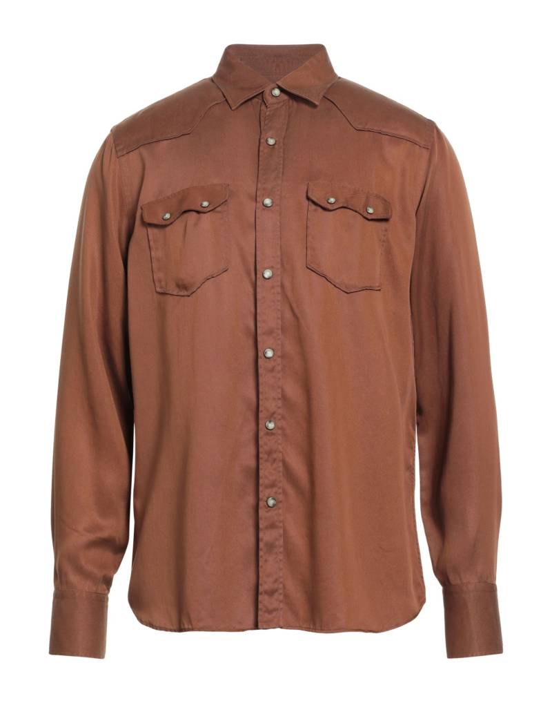 LARDINI Hemd Herren Braun von LARDINI