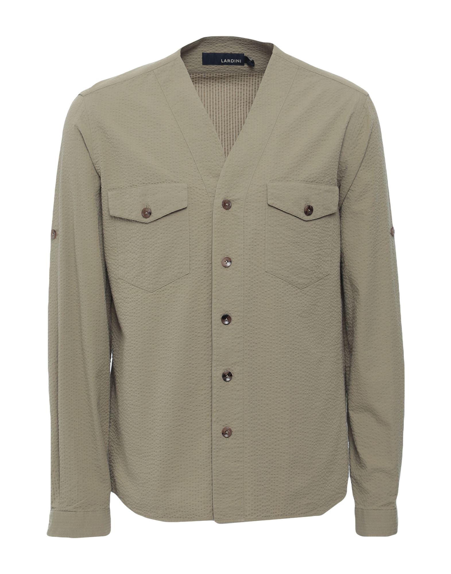 LARDINI Hemd Herren Khaki von LARDINI