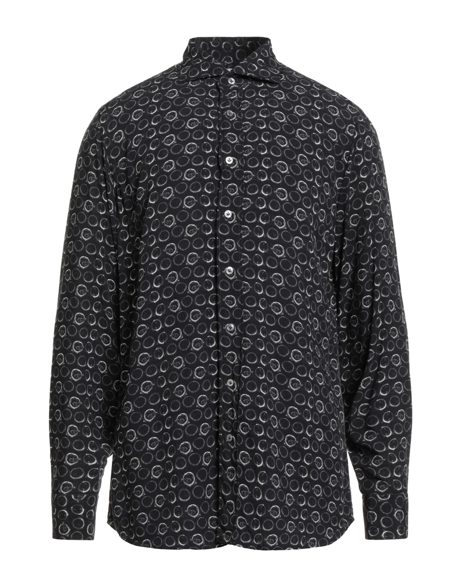 LARDINI Hemd Herren Schwarz von LARDINI