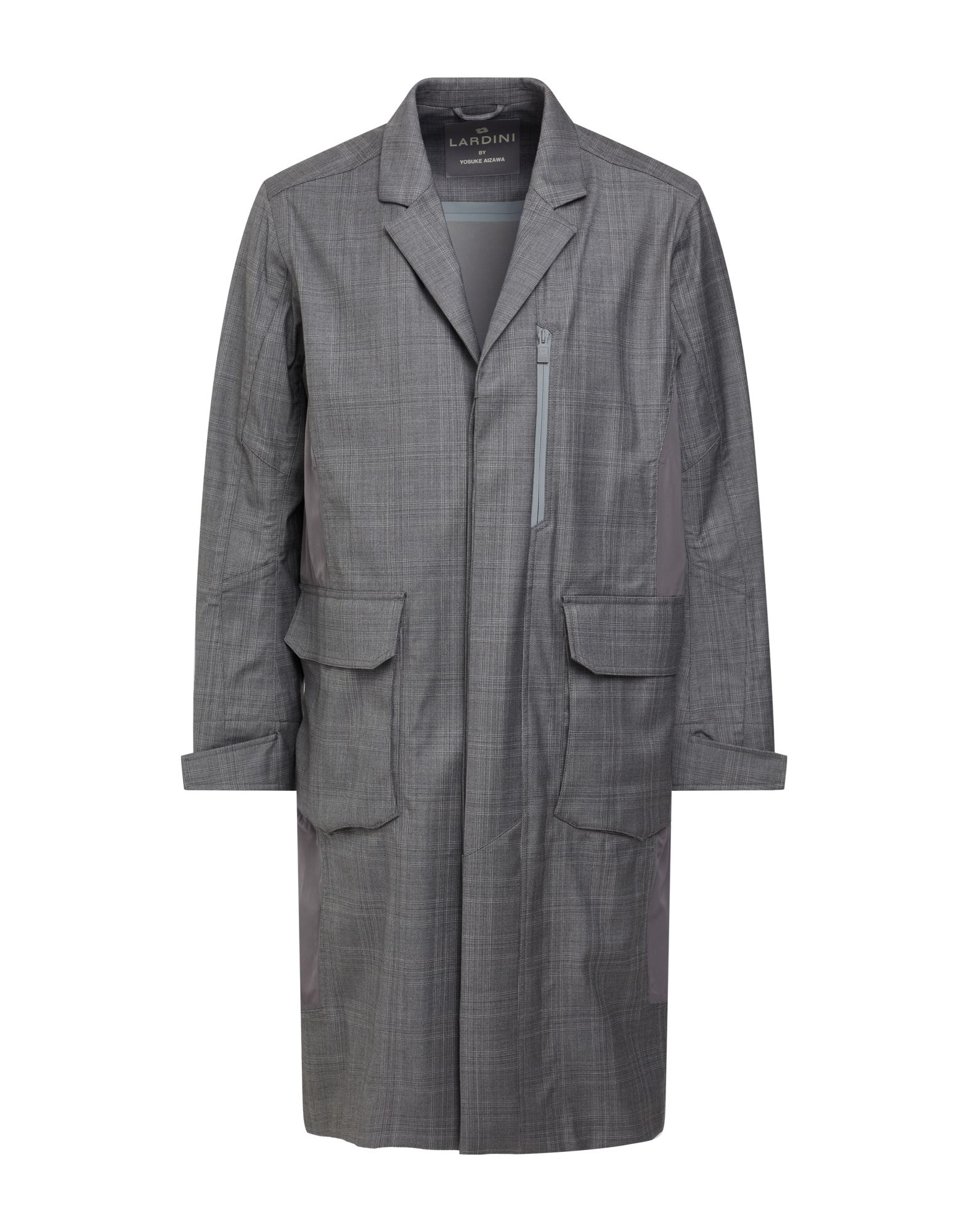 LARDINI Jacke, Mantel & Trenchcoat Herren Grau von LARDINI