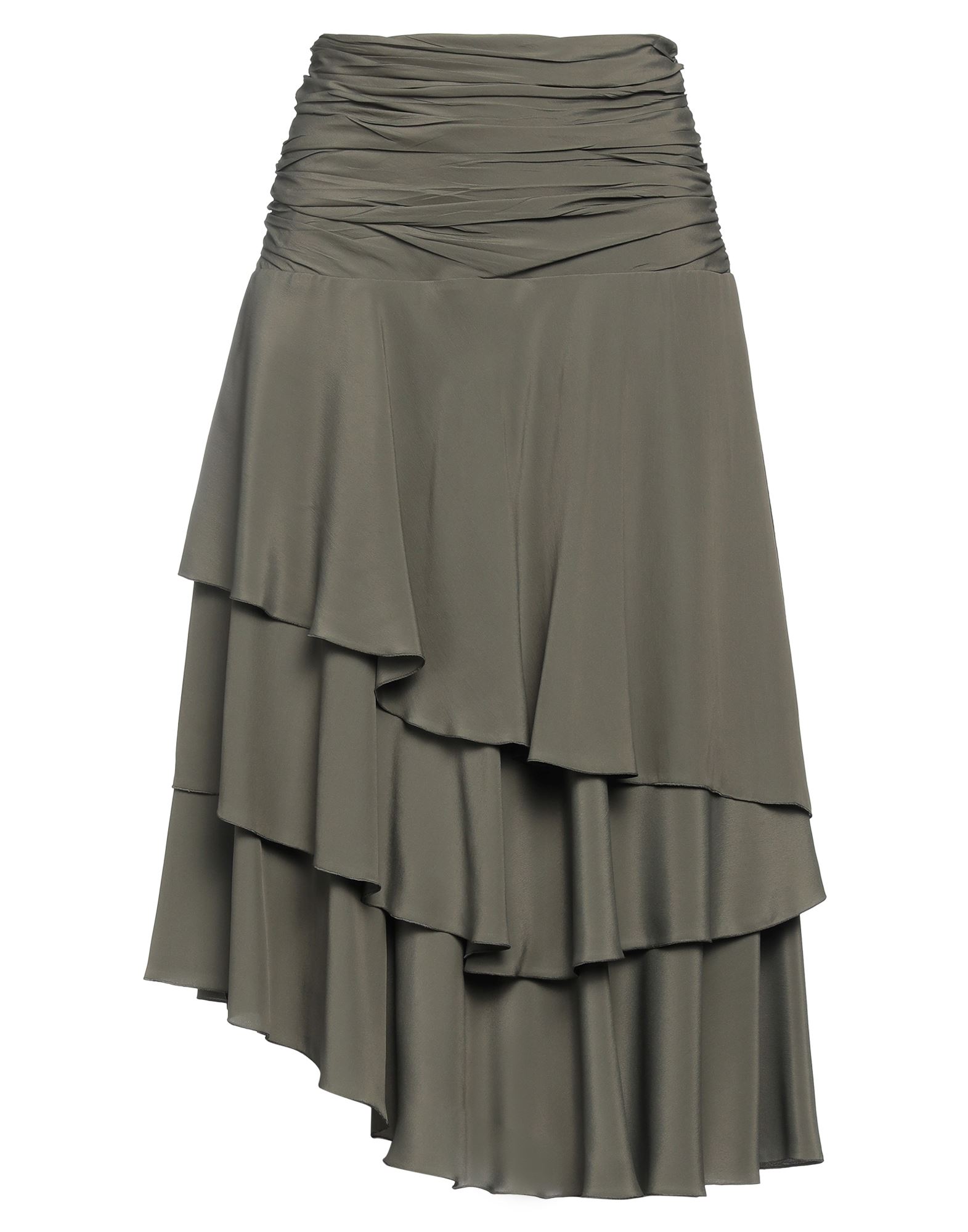 LARDINI Midi-rock Damen Militärgrün von LARDINI