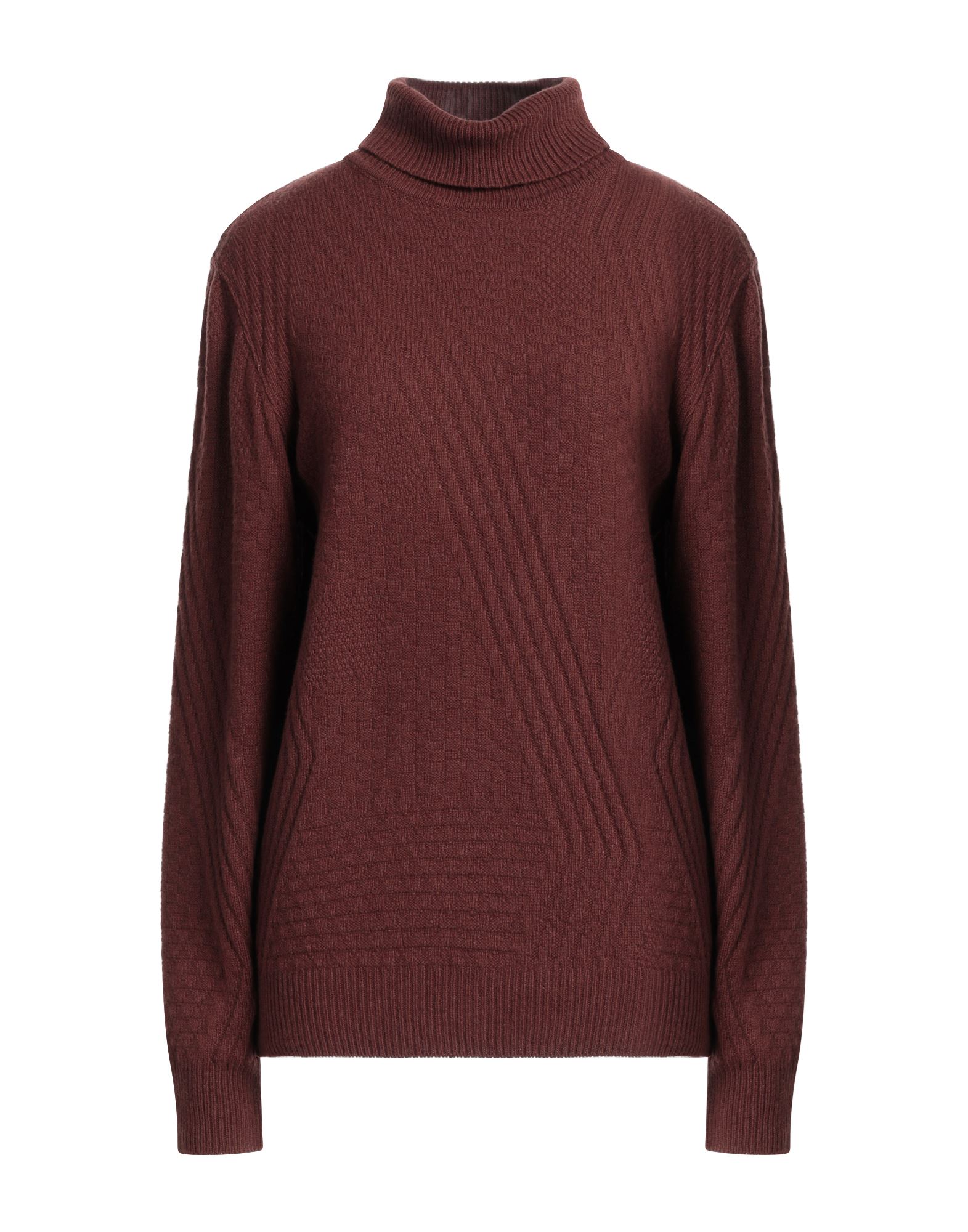 LARDINI Rollkragenpullover Damen Ziegelrot von LARDINI