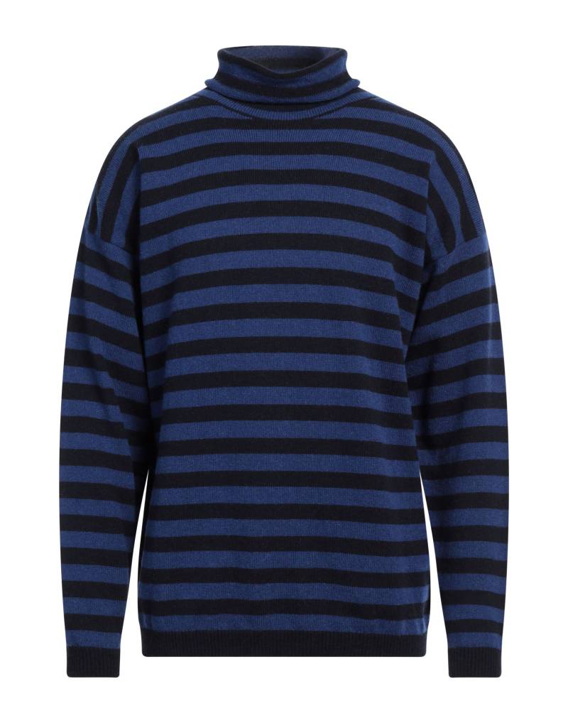LARDINI Rollkragenpullover Herren Blau von LARDINI