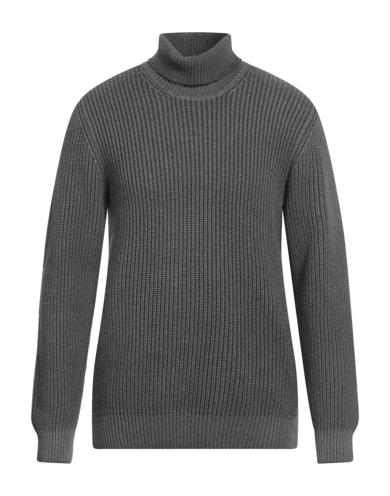 LARDINI Rollkragenpullover Herren Braungrau von LARDINI