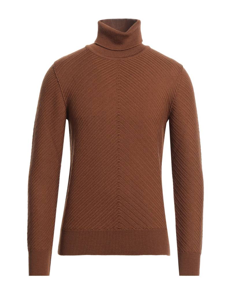 LARDINI Rollkragenpullover Herren Braun von LARDINI