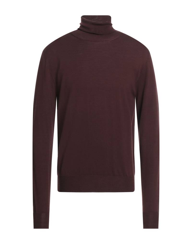 LARDINI Rollkragenpullover Herren Schokobraun von LARDINI