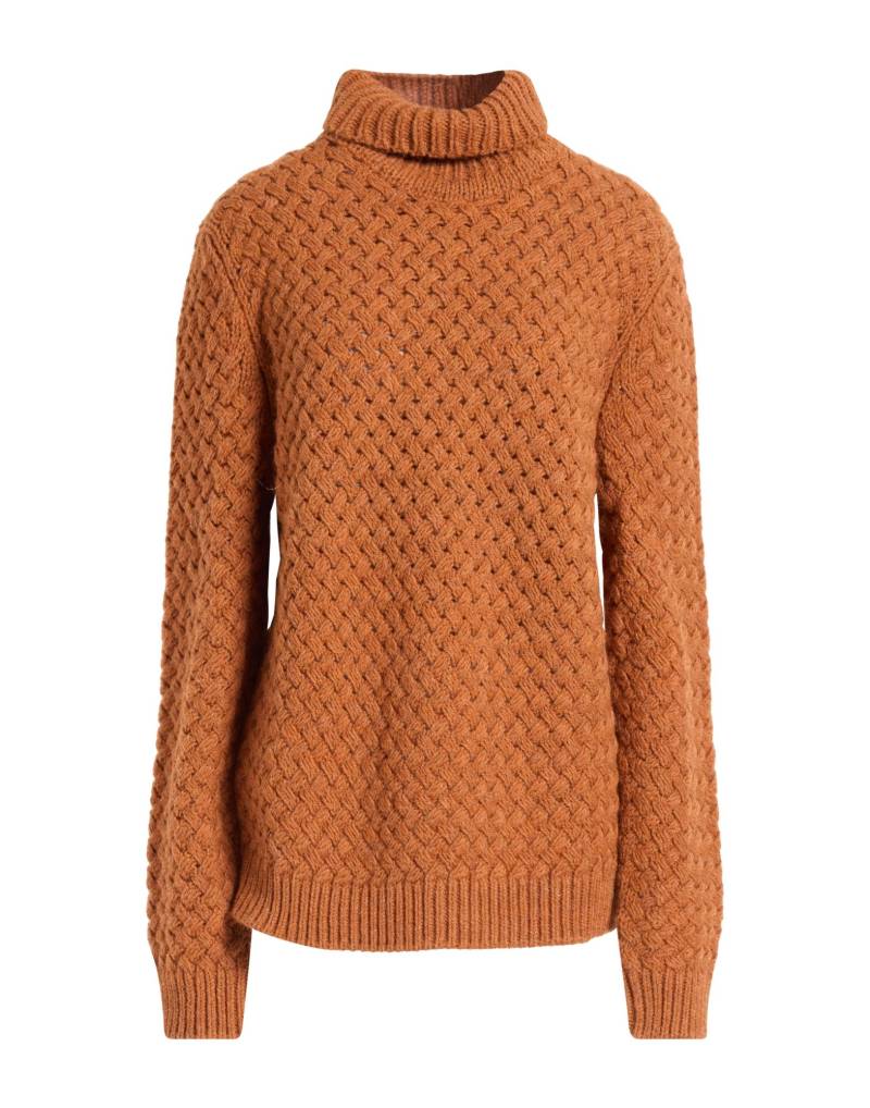 LARDINI Rollkragenpullover Herren Rostrot von LARDINI